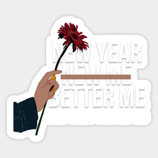 New Year, Better Me Sticker